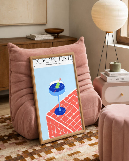 SENT Studio - Cravings Poster No. 18 - framed print in a styled room