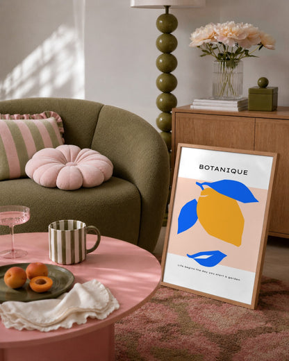 SENT Studio - Abstract Poster No. 27 - framed print in a styled room
