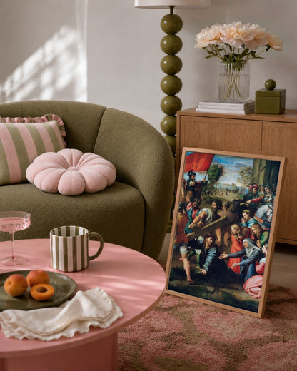 Renaissance Masters - Renaissance Masterpiece No. 298 - framed print in a styled room