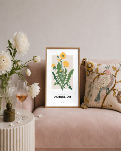 SENT Studio - Botanical Poster No. 26 - framed print in a styled room
