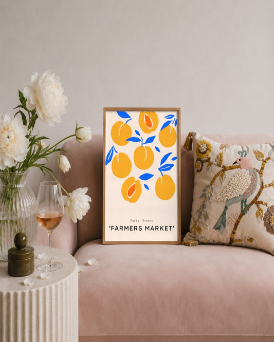SENT Studio - Abstract Poster No. 13 - framed print in a styled room