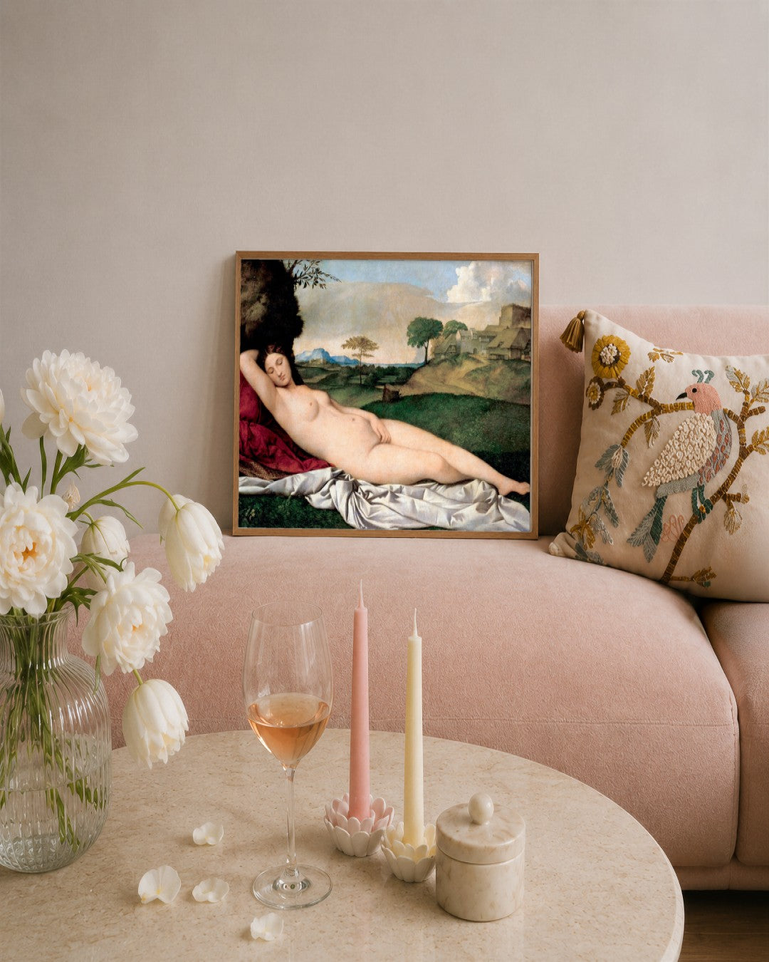 Renaissance Masters - Renaissance Masterpiece No. 277 - framed print in a styled room