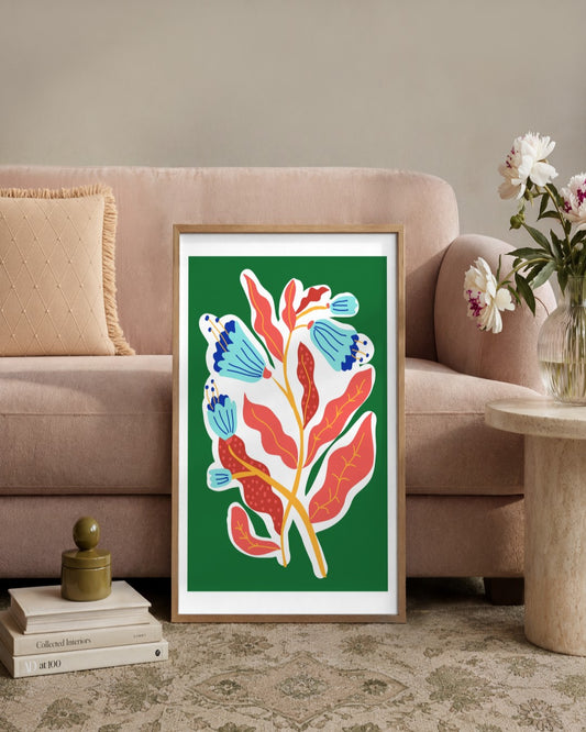 SENT Studio - Aesthetic Poster No. 46 - framed print in a styled room