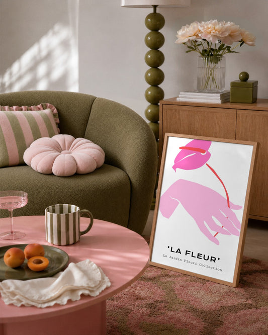 SENT Studio - Abstract Poster No. 36 - framed print in a styled room