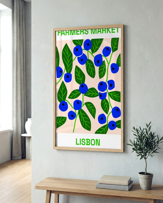 SENT Studio - Artistic Poster No. 1 - framed print in a styled room