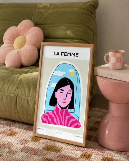 SENT Studio - Aesthetic Poster No. 16 - framed print in a styled room