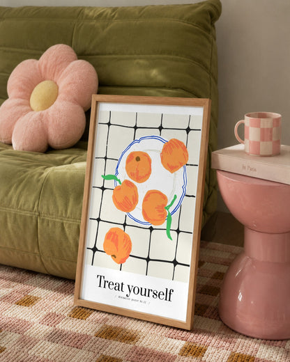 SENT Studio - Cravings Poster No. 11 - framed print in a styled room