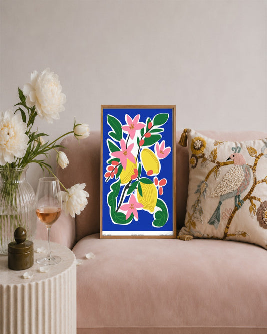 SENT Studio - Aesthetic Poster No. 22 - framed print in a styled room
