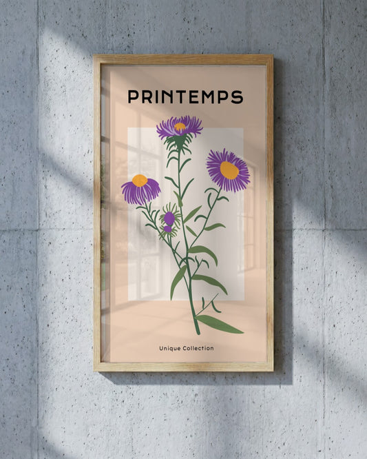 SENT Studio - Botanical Poster No. 44 - framed print in a styled room