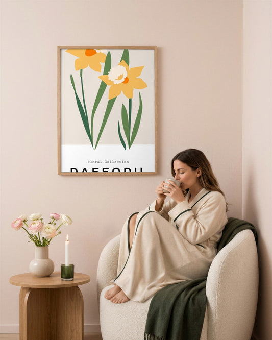 SENT Studio - Botanical Poster No. 47 - framed print in a styled room