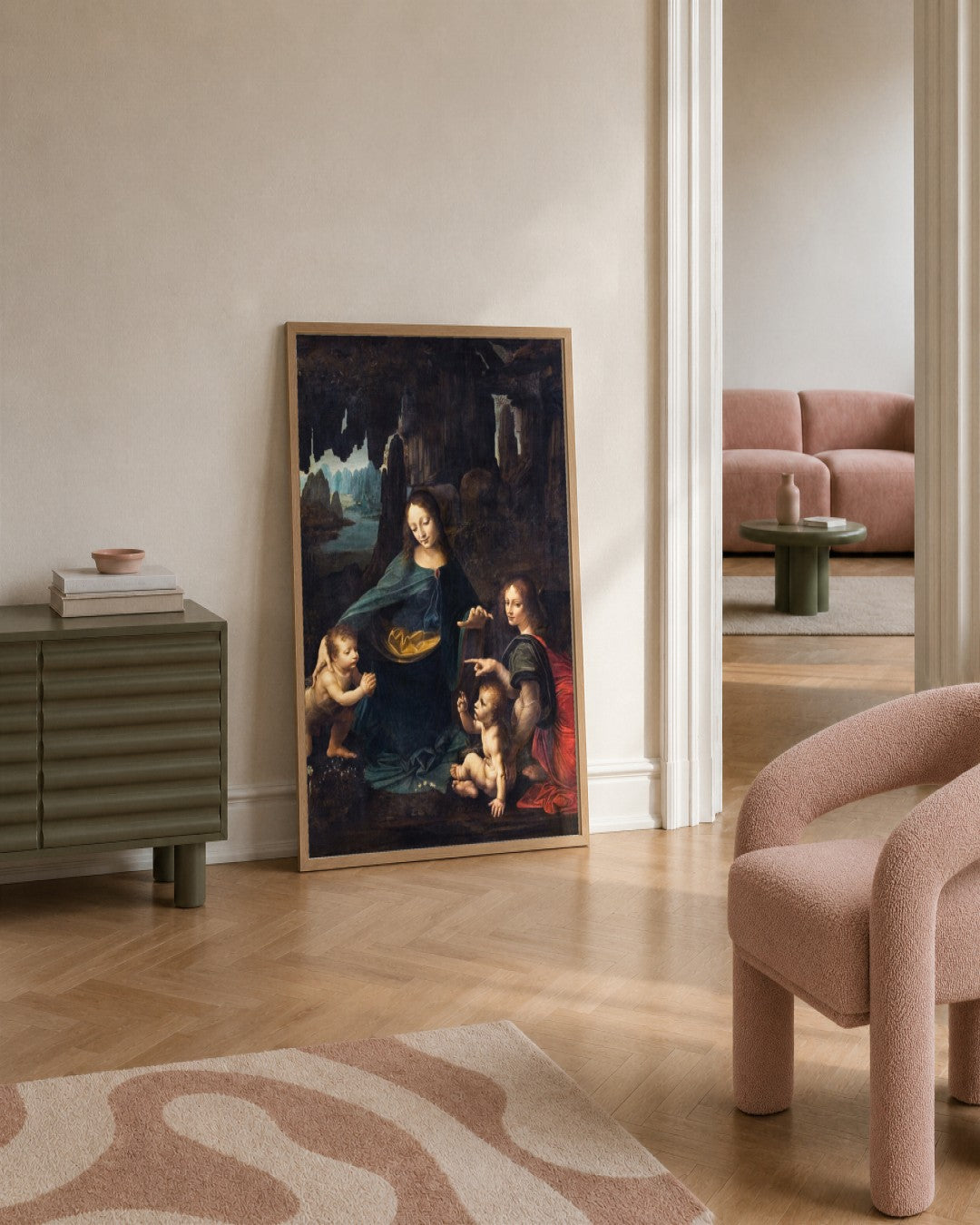 Renaissance Masters - Renaissance Masterpiece No. 357 - framed print in a styled room