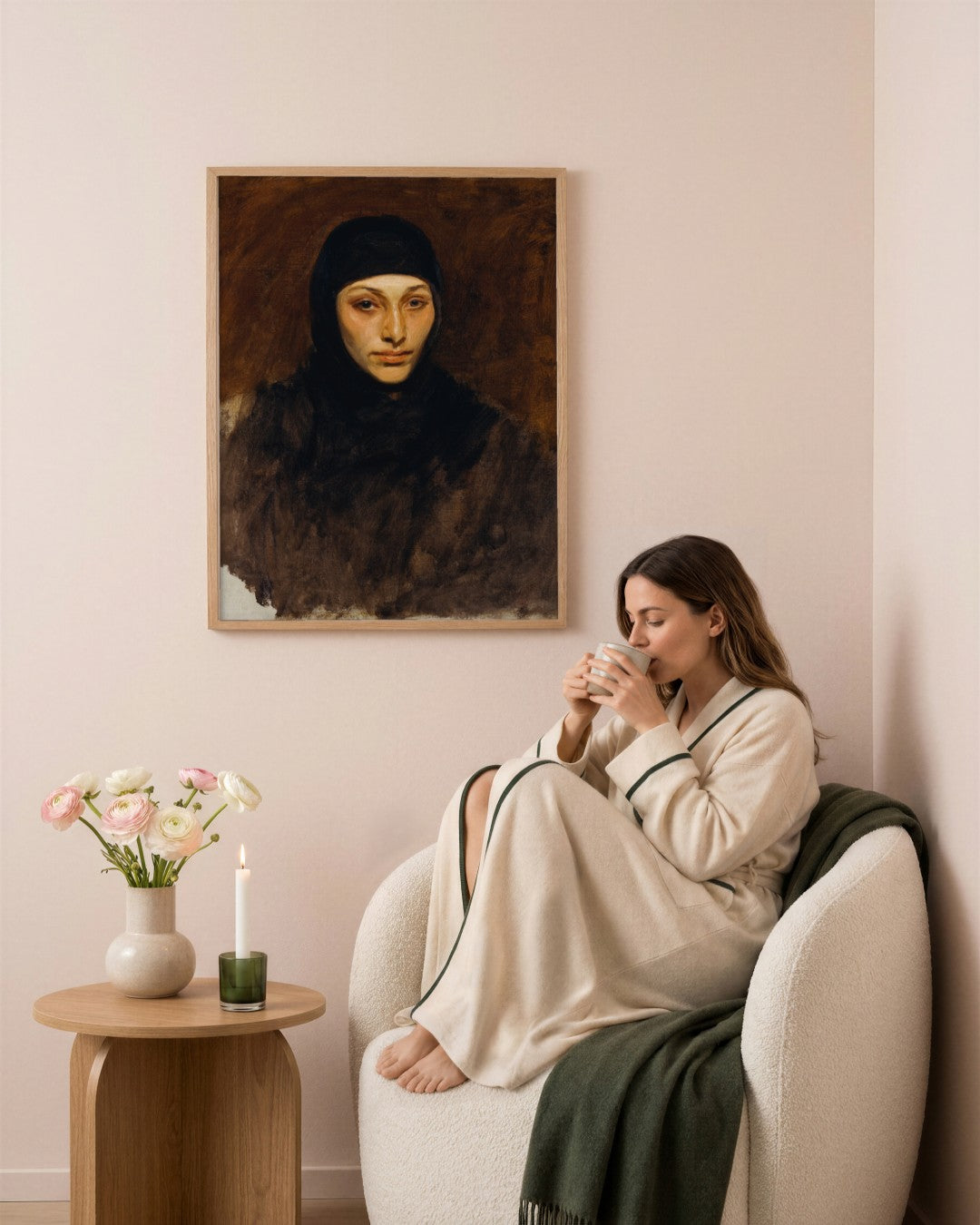 Renaissance Masters - Renaissance Masterpiece No. 360 - framed print in a styled room