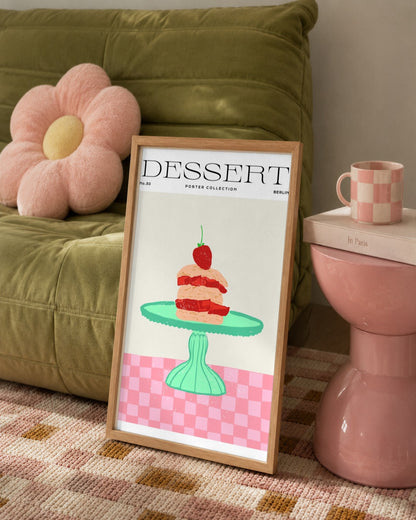 SENT Studio - Cravings Poster No. 30 - framed print in a styled room