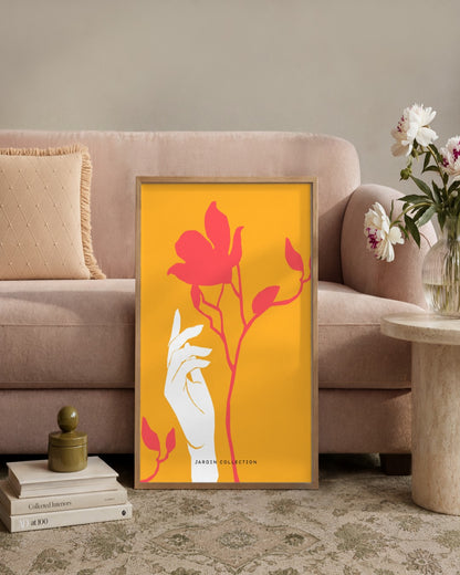 SENT Studio - Abstract Poster No. 33 - framed print in a styled room