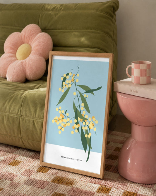SENT Studio - Botanical Poster No. 10 - framed print in a styled room