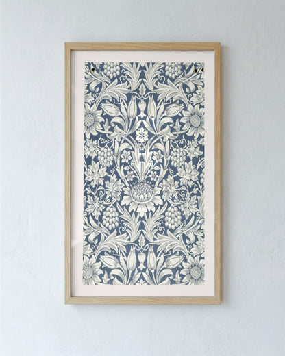 SENT Studio - Intricate Pattern No. 12 - framed print in a styled room