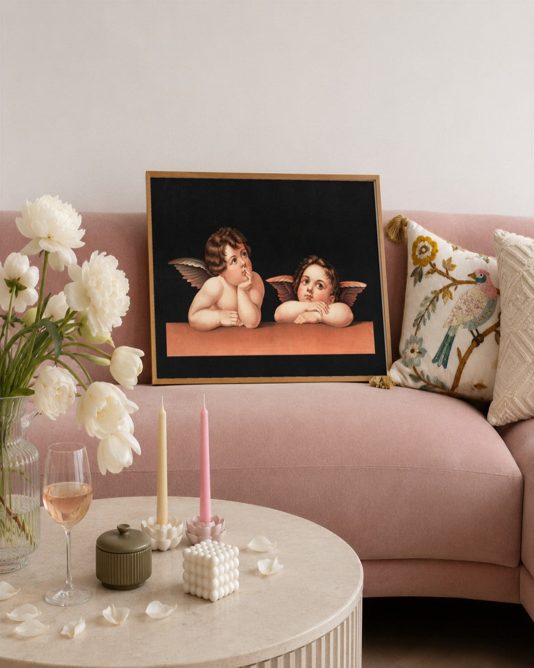 Renaissance Masters - Renaissance Masterpiece No. 264 - framed print in a styled room