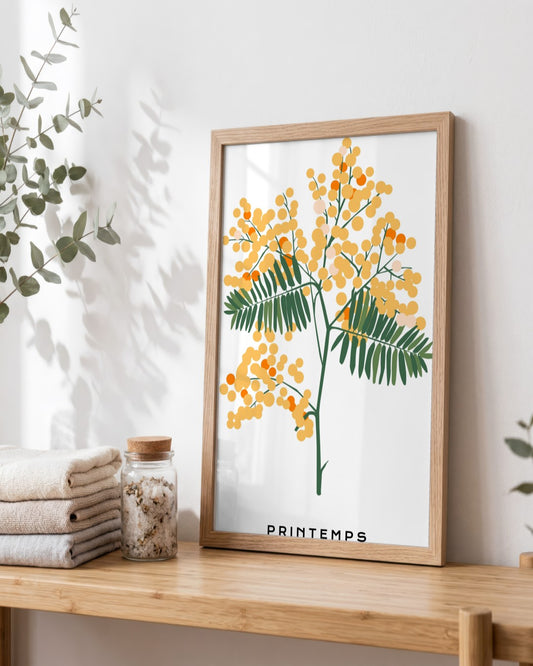 SENT Studio - Botanical Poster No. 49 - framed print in a styled room
