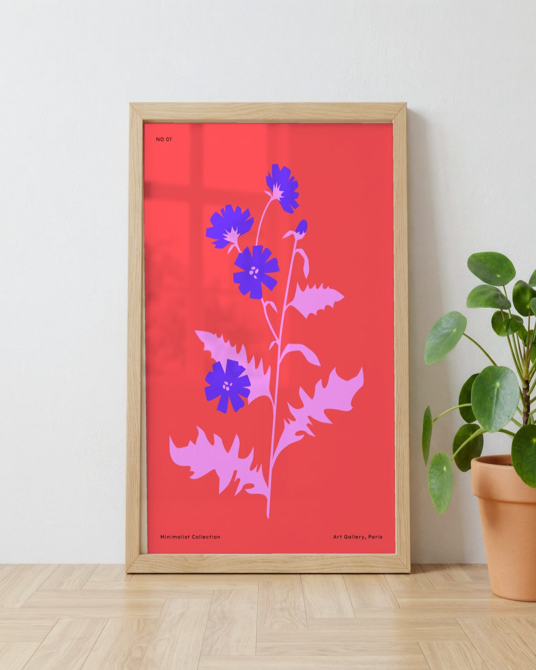 SENT Studio - Abstract Poster No. 30 - framed print in a styled room