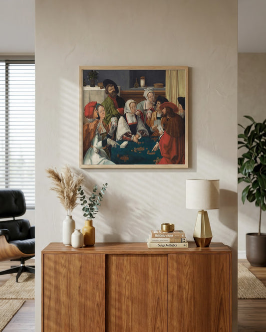 Renaissance Masters - Renaissance Masterpiece No. 84 - framed print in a styled room
