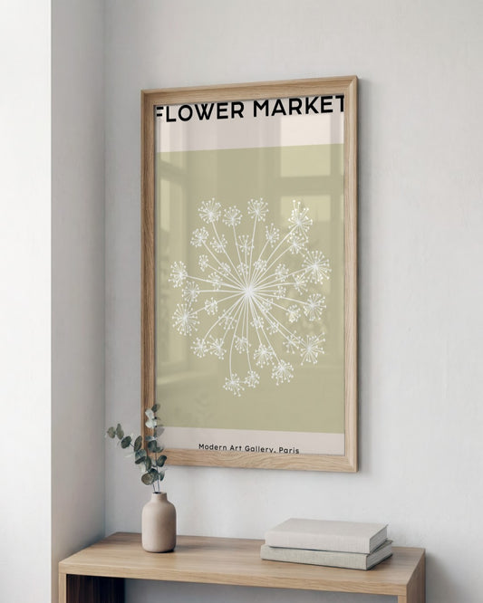SENT Studio - Botanical Poster No. 41 - framed print in a styled room
