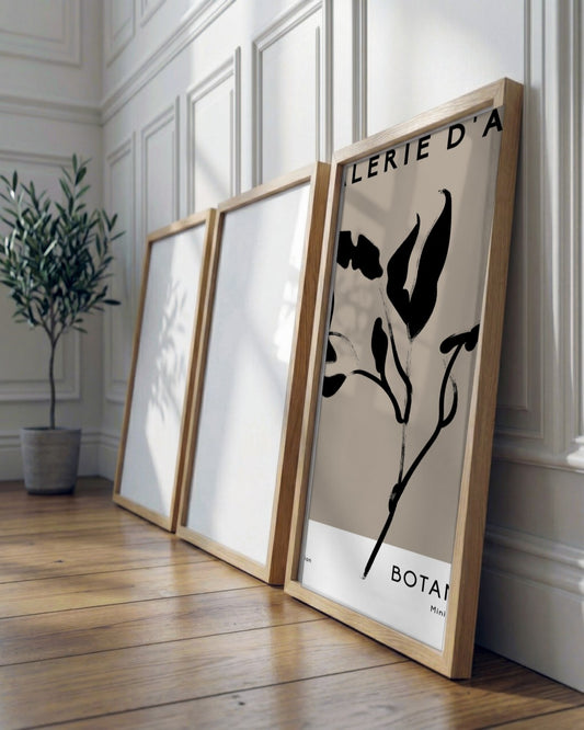 SENT Studio - Bohemian Poster No. 2 - framed print in a styled room