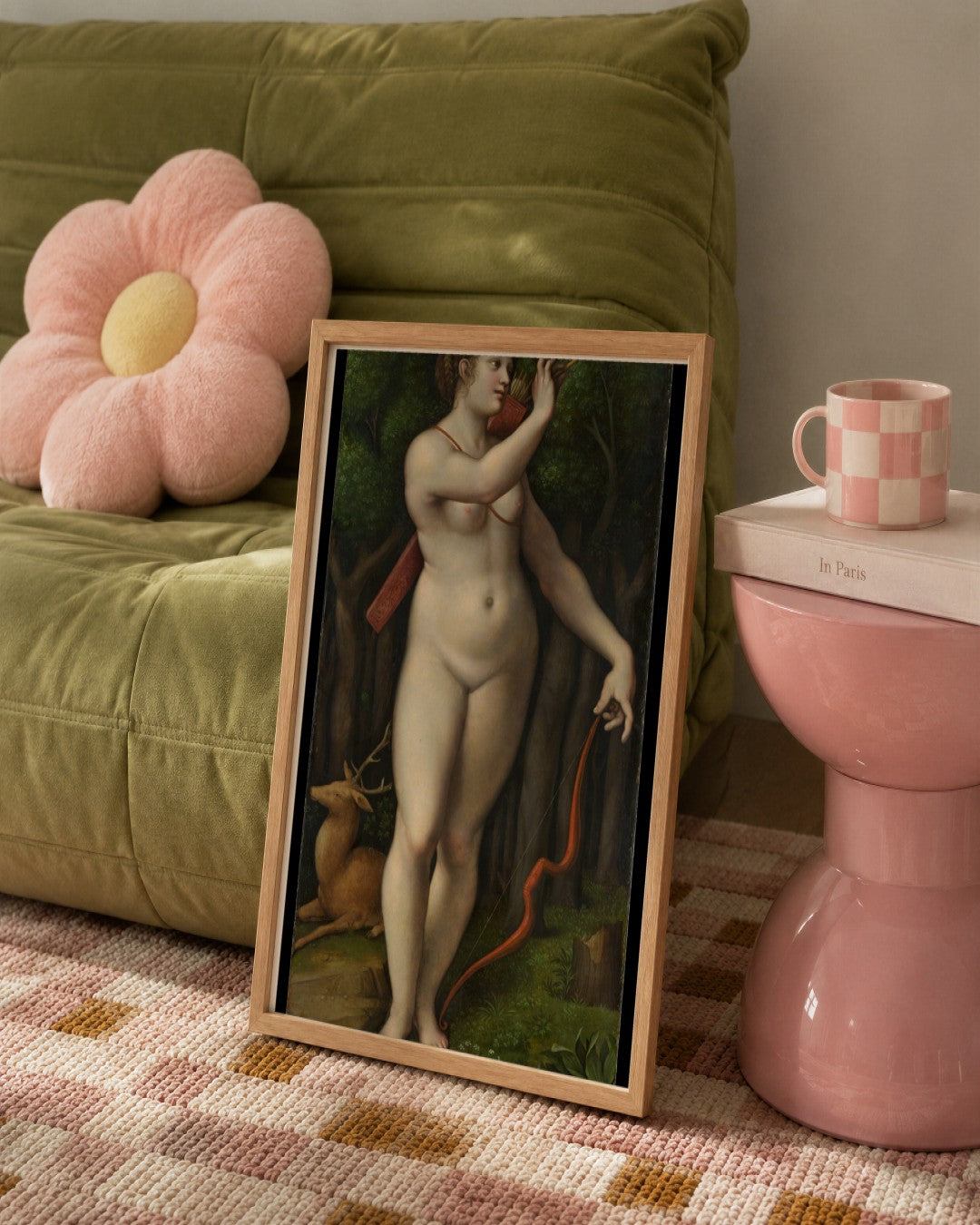 Renaissance Masters - Renaissance Masterpiece No. 138 - framed print in a styled room