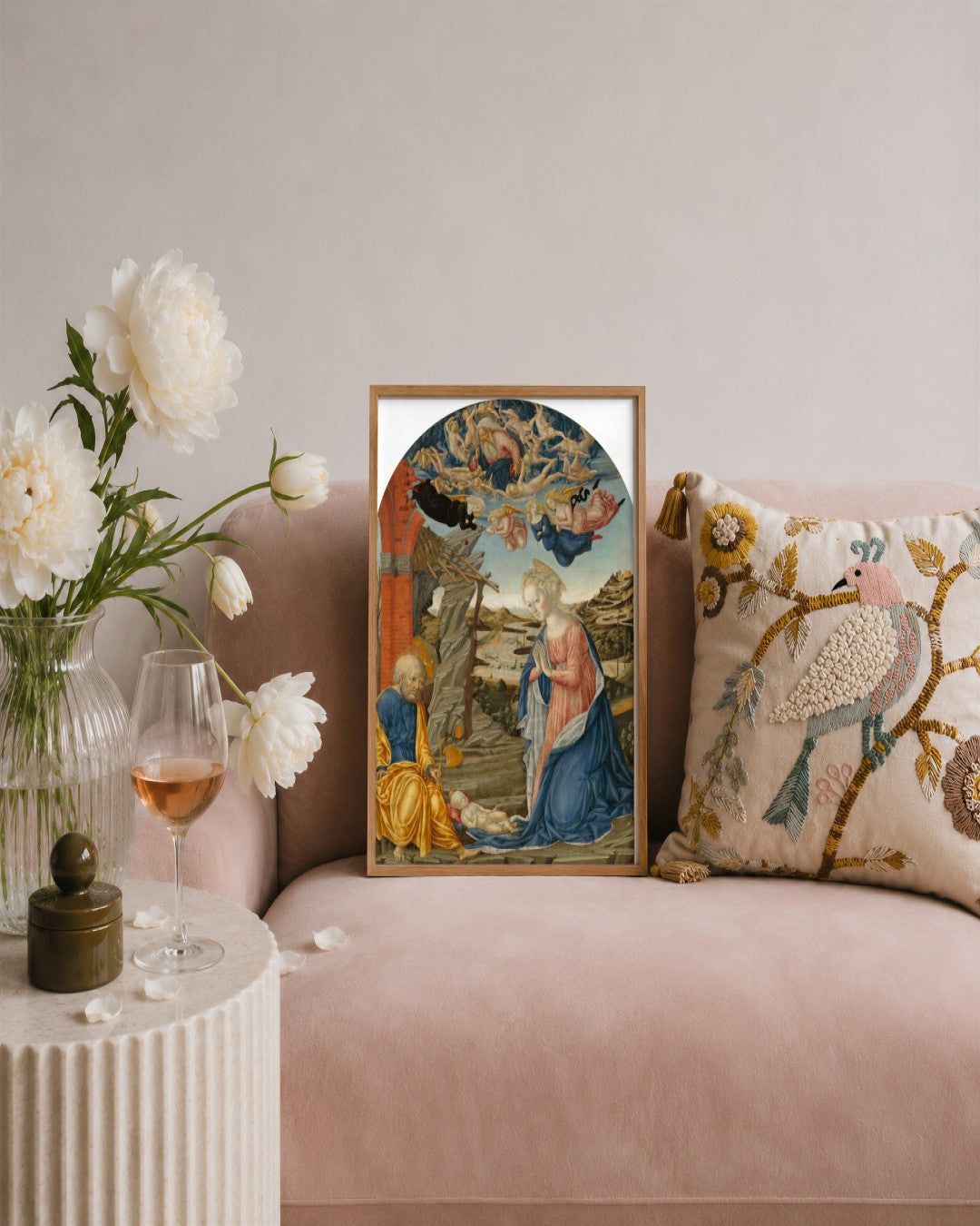 Renaissance Masters - Renaissance Masterpiece No. 221 - framed print in a styled room