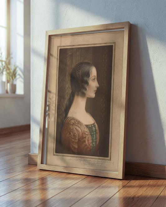 Renaissance Masters - Renaissance Masterpiece No. 127 - framed print in a styled room