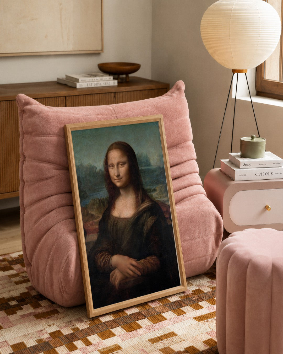 Renaissance Masters - Renaissance Masterpiece No. 344 - framed print in a styled room