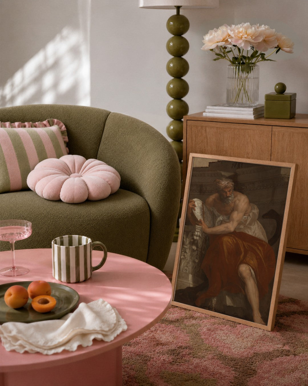 Renaissance Masters - Renaissance Masterpiece No. 31 - framed print in a styled room