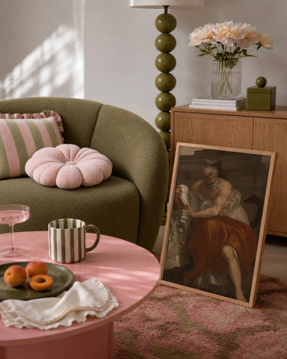 Renaissance Masters - Renaissance Masterpiece No. 31 - framed print in a styled room