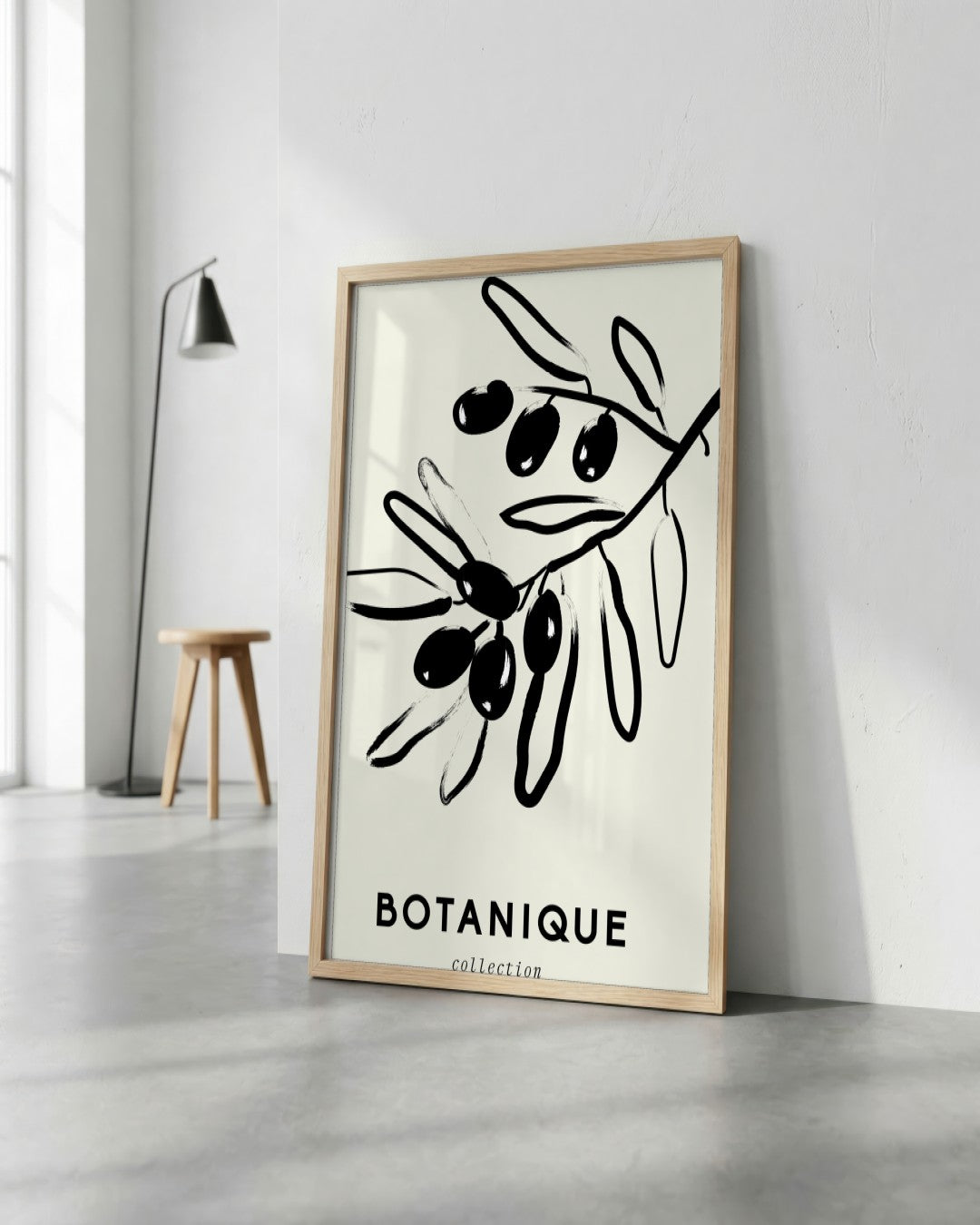 SENT Studio - Bohemian Poster No. 75 - framed print in a styled room