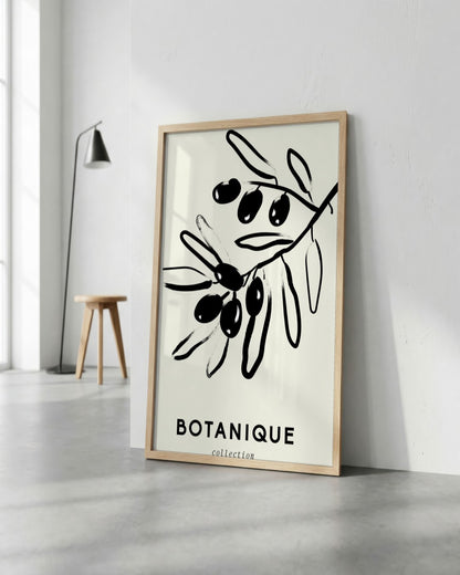 SENT Studio - Bohemian Poster No. 75 - framed print in a styled room
