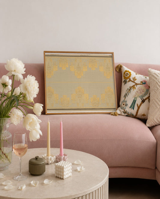 Maxwell & Co. - Frieze - framed print in a styled room