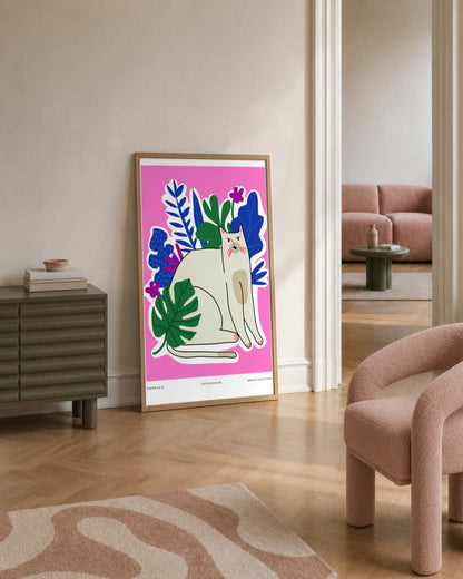SENT Studio - Aesthetic Poster No. 13 - framed print in a styled room