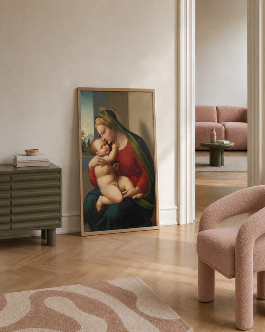 Renaissance Masters - Renaissance Masterpiece No. 146 - framed print in a styled room