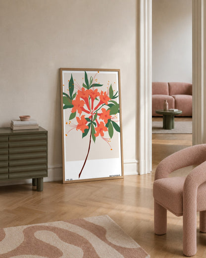SENT Studio - Botanical Poster No. 52 - framed print in a styled room