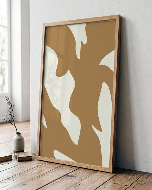 SENT Studio - Bohemian Poster No. 21 - framed print in a styled room
