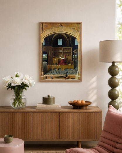Renaissance Masters - Renaissance Masterpiece No. 422 - framed print in a styled room