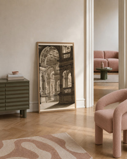 Renaissance Masters - Renaissance Masterpiece No. 177 - framed print in a styled room