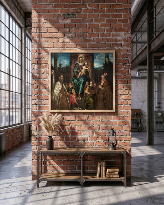 Renaissance Masters - Renaissance Masterpiece No. 83 - framed print in a styled room