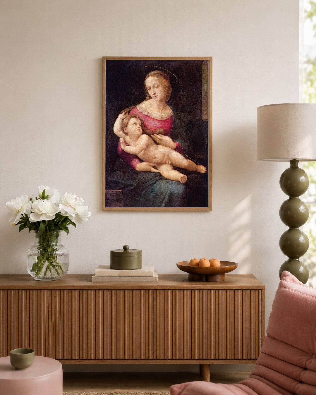 Renaissance Masters - Renaissance Masterpiece No. 305 - framed print in a styled room
