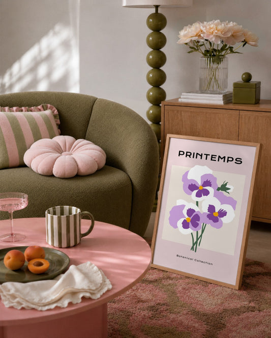 SENT Studio - Botanical Poster No. 55 - framed print in a styled room