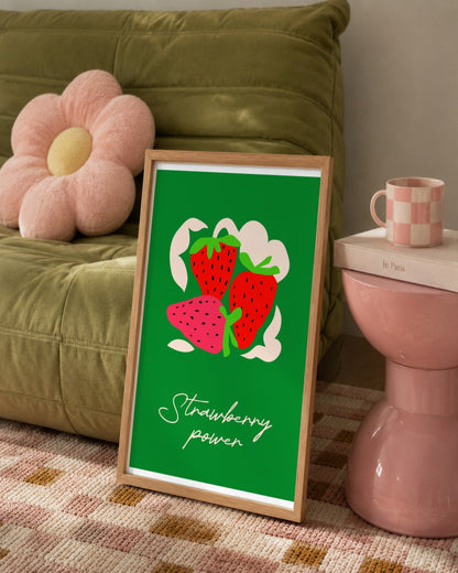 SENT Studio - Artistic Poster No. 59 - framed print in a styled room