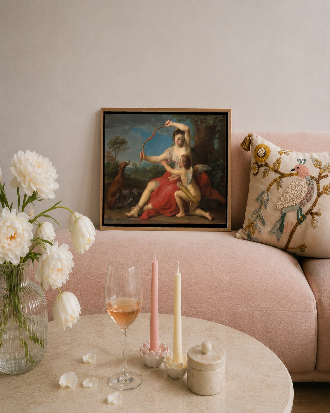 Renaissance Masters - Renaissance Masterpiece No. 172 - framed print in a styled room