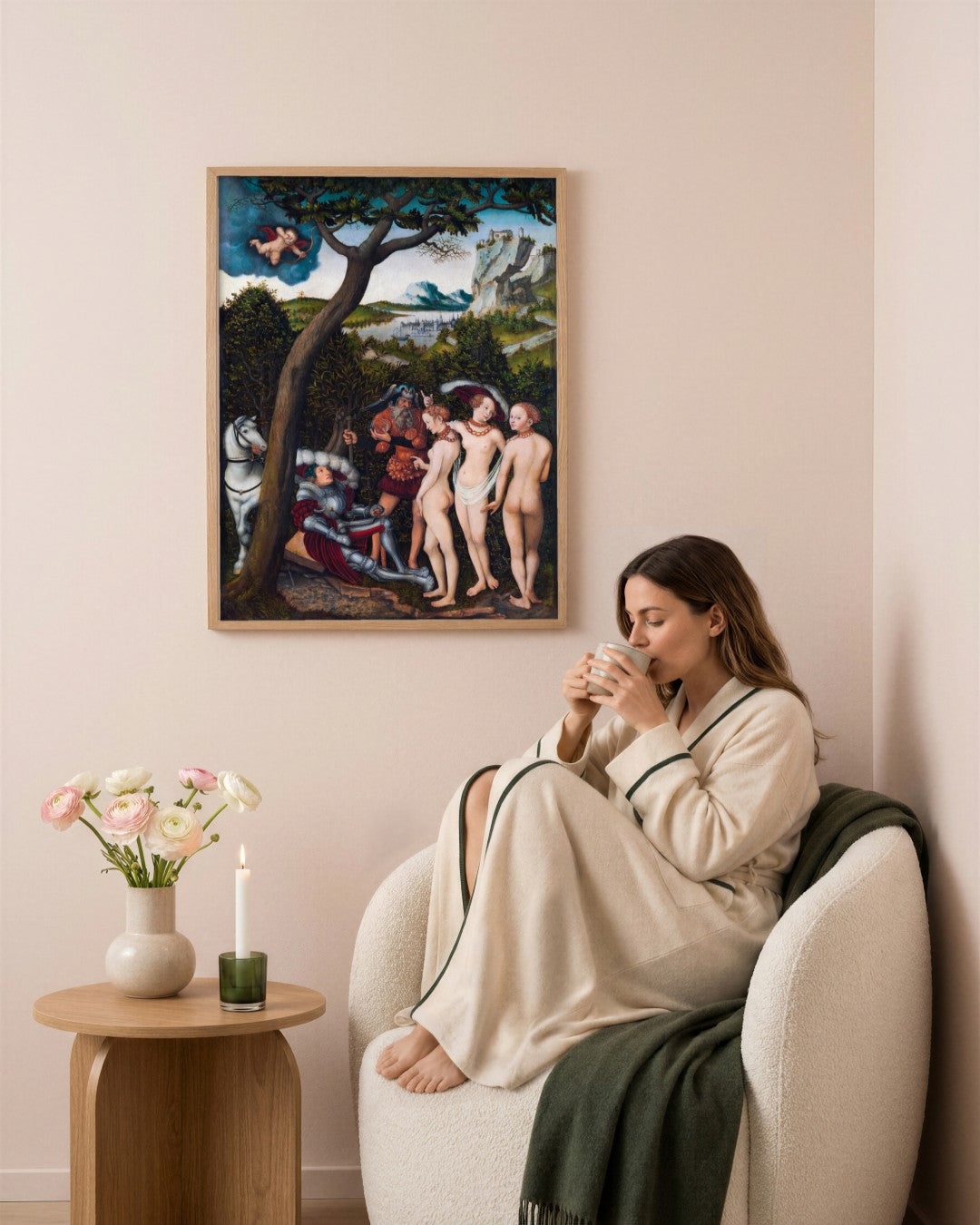 Renaissance Masters - Renaissance Masterpiece No. 293 - framed print in a styled room
