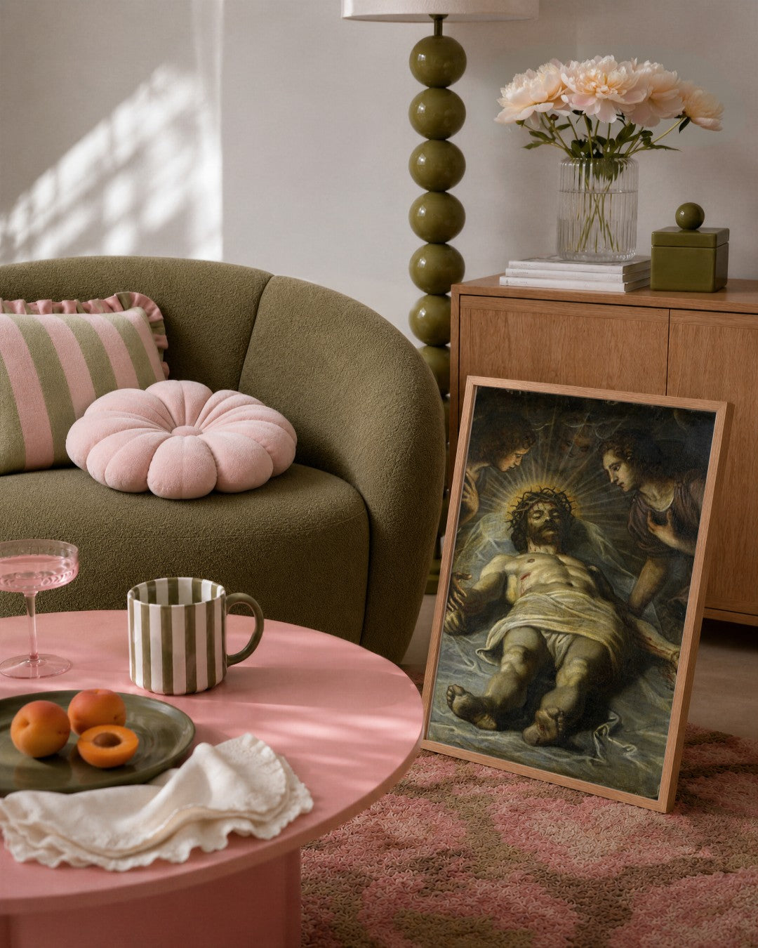 Renaissance Masters - Renaissance Masterpiece No. 417 - framed print in a styled room