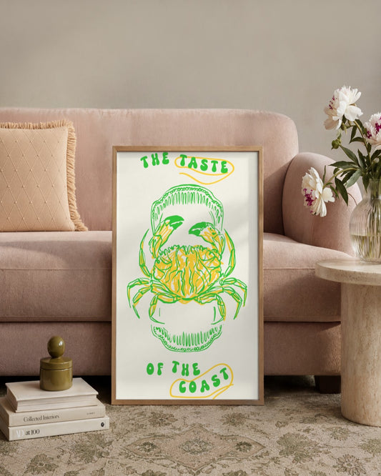SENT Studio - Cravings Poster No. 38 - framed print in a styled room