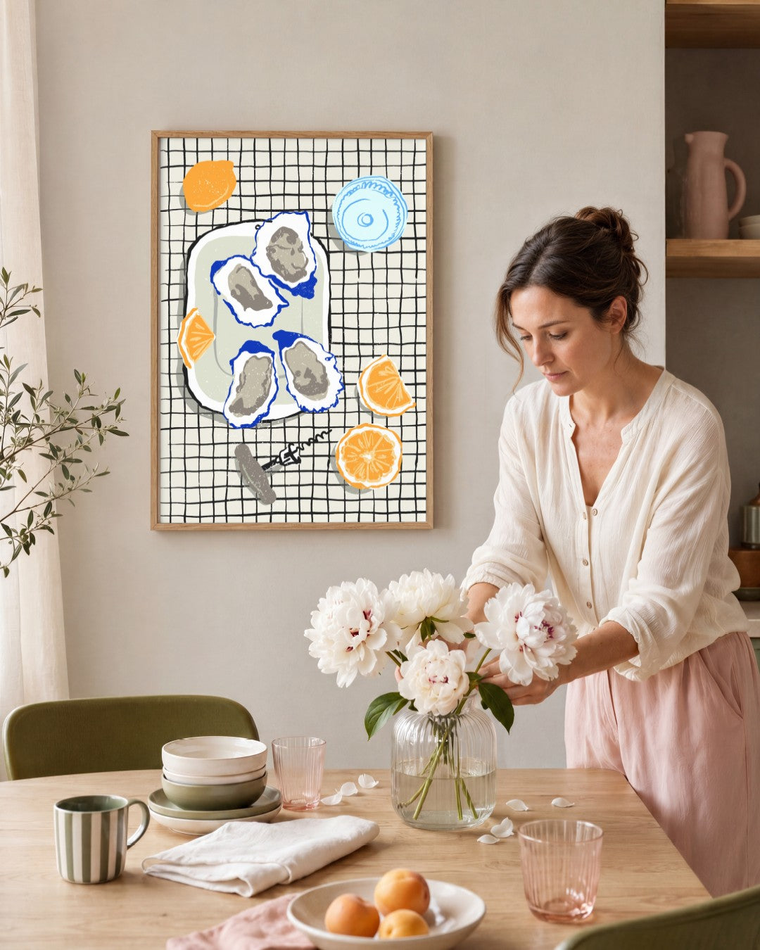 SENT Studio - Cravings Poster No. 28 - framed print in a styled room